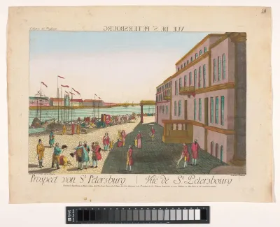Gezicht op de stad Sint-Petersburg