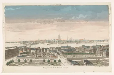 Gezicht op de stad Wenen