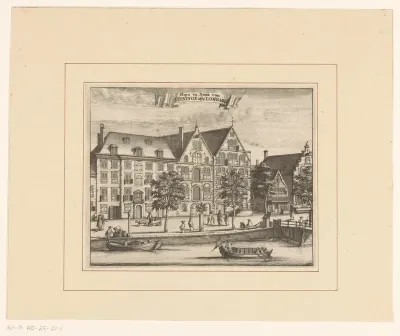 Gezicht op de Stadsbank van Lening te Amsterdam