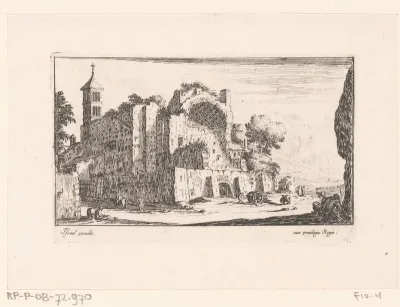Gezicht op de Tempel van de Zon