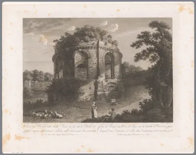 Gezicht op de Tempio della Tosse