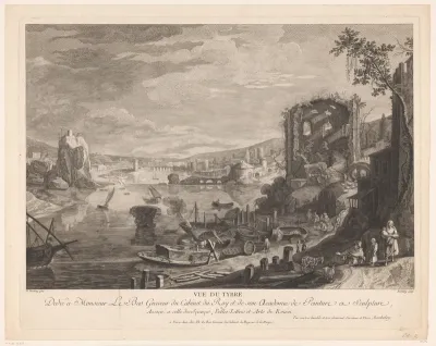 Gezicht op de Tiber