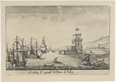 Gezicht op de toren van Bélem te Lissabon