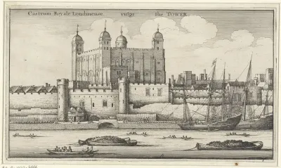 Gezicht op de Tower van Londen