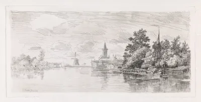 Gezicht op de Vecht bij Nichtevecht