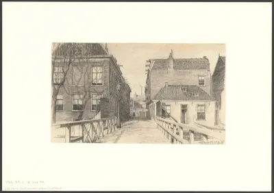 Gezicht op de Vierwindendwarsstraat
