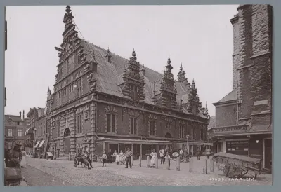 Gezicht op de Vleeshal te Haarlem