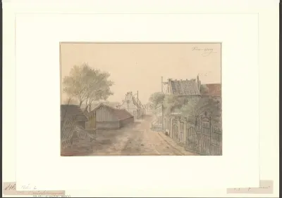 Gezicht op de Voorweg