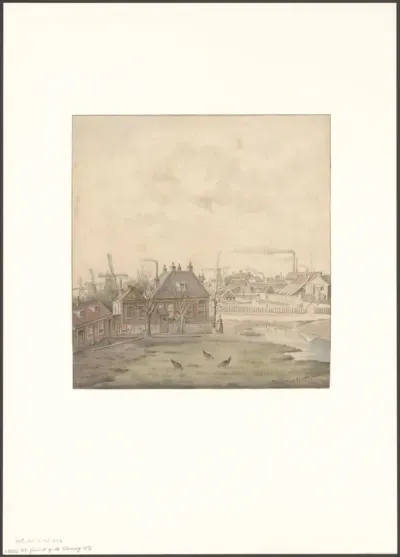 Gezicht op de Voorweg