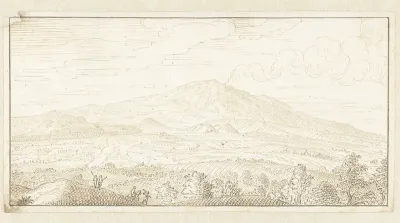 Gezicht op de vulkaan Etna