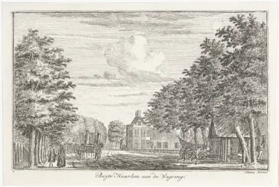 Gezicht op de Wagenweg in Haarlem