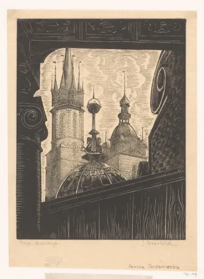 Gezicht op de Wawelkathedraal in Krakau