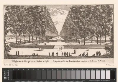 Gezicht op de weg naar kasteel Coffry