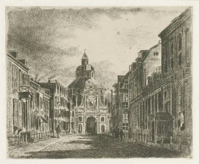 Gezicht op de Wittevrouwenpoort te Utrecht