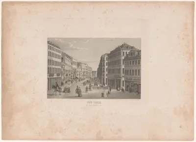 Gezicht op de Zeil te Frankfurt am Main