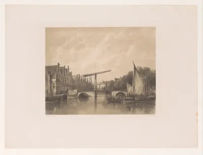 Gezicht op de Zwanenburgwal