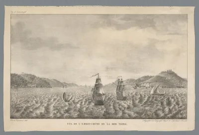Gezicht op de Zwarte Zee