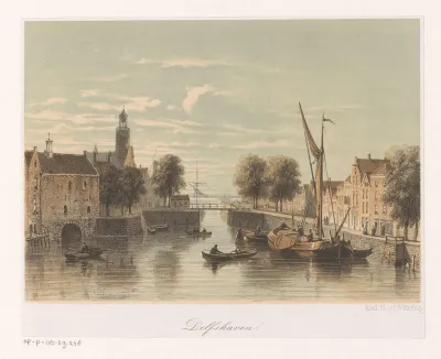 Gezicht op Delfshaven