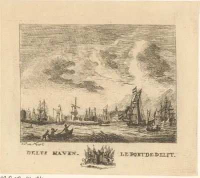 Gezicht op Delfshaven