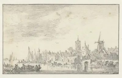 Gezicht op Delft