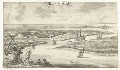 Gezicht op Delfzijl