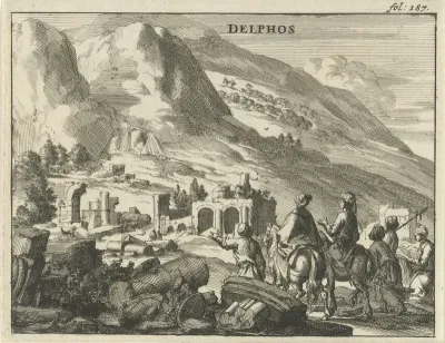 Gezicht op Delphi