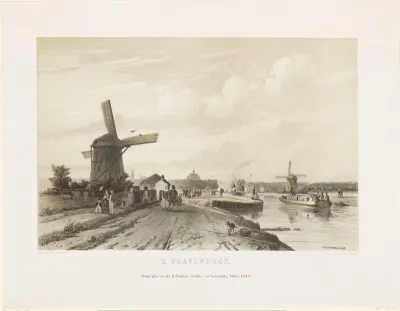 Gezicht op Den Haag