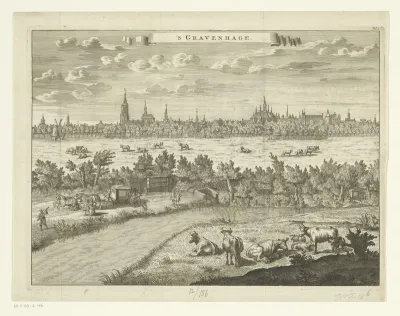 Gezicht op Den Haag
