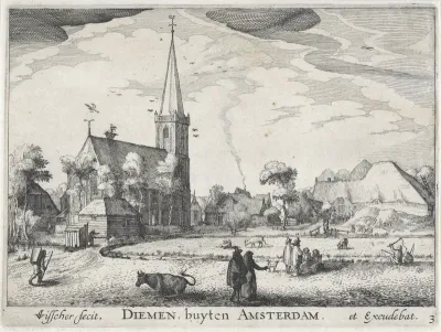 Gezicht op Diemen
