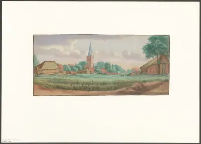 Gezicht op Diemen