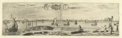 Gezicht op Dordrecht, 1596