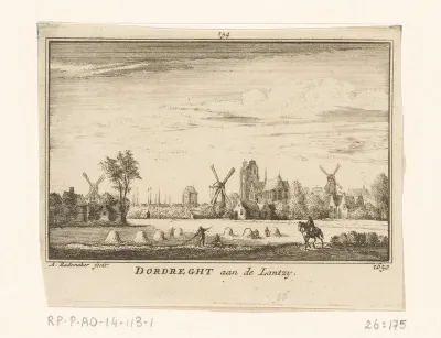 Gezicht op Dordrecht, 1650
