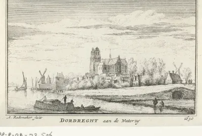Gezicht op Dordrecht, 1650