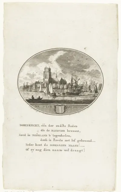 Gezicht op Dordrecht