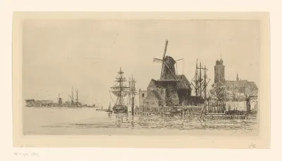 Gezicht op Dordrecht