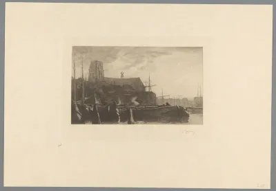 Gezicht op Dordrecht