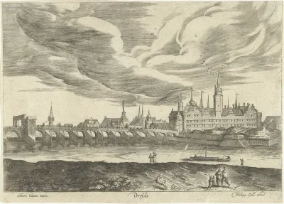 Gezicht op Dresden
