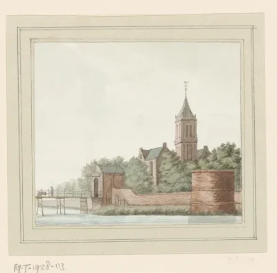 Gezicht op Edam
