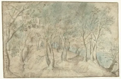 Gezicht op een dorp bij een rivier