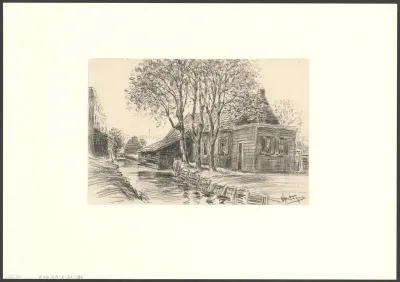 Gezicht op een huis aan de Albert Neuhuysstraat