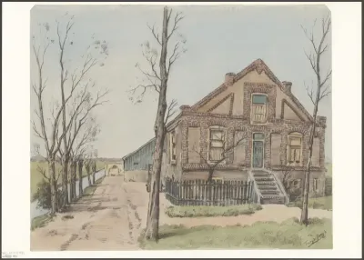 Gezicht op een huis aan de Schagerlaan