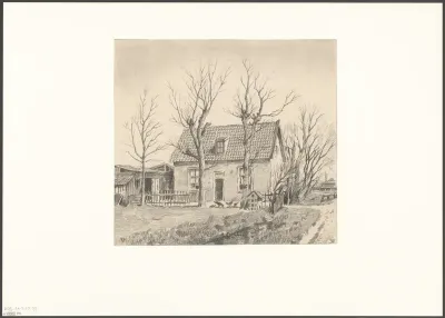 Gezicht op een huis bij de Ringdijk