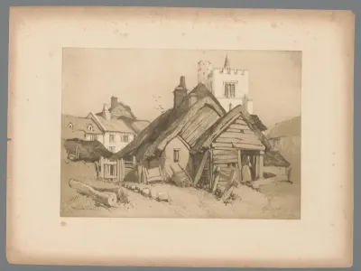 Gezicht op een huis in Berkshire