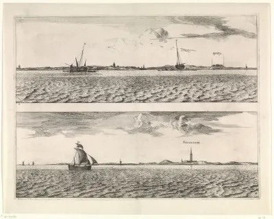 Gezicht op een posthuis / Gezicht op 's-Gravenzande