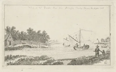 Gezicht op een rivier