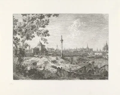 Gezicht op een stad