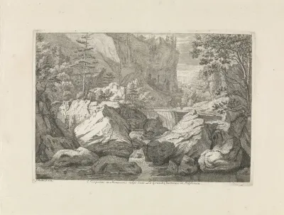 Gezicht op een waterval