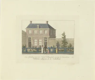 Gezicht op een Zaanse woning