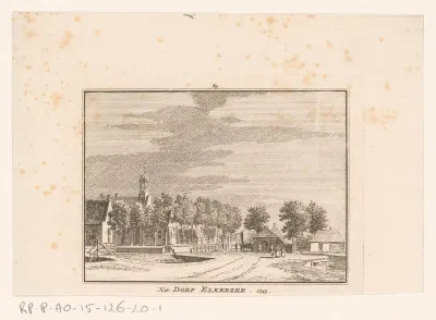 Gezicht op Elkerzee, 1745