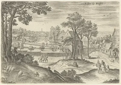 Gezicht op Elsene